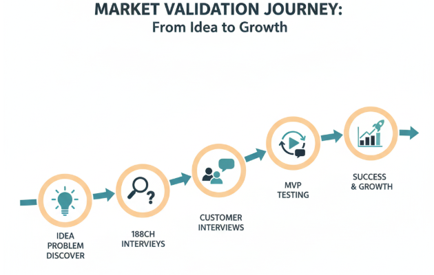 Market Validation journey from idea to growth